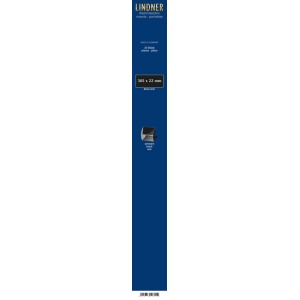 LINDNER - Strisce nere a morsetto da 385x22 mm per strisce da coil - 25 pz.