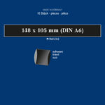 LINDNER - Strisce nere tubolari da 148x105 mm - 10 pz.