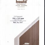 HAWID - Strisce nere tubolari da 186x143 mm - 5 pz.