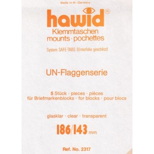 HAWID - Strisce trasparenti tubolari da 186x143 mm - 5 pz.