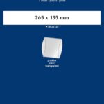 LINDNER - Strisce trasparenti tubolari da 265x135 mm - 7 pz.