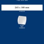 LINDNER - Strisce trasparenti tubolari da 265x140 mm - 7 pz.