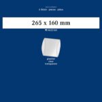 LINDNER - Strisce trasparenti tubolari da 265x160 mm - 6 pz.