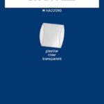 LINDNER - Strisce trasparenti tubolari da 265x90 mm - 10 pz.