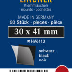 LINDNER - Taschine nere da 30x41 mm - 50 pz.