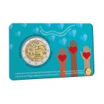 2022 2 Euro Ringraziamento per l assistenza sanitaria durante la pandemia di COVID FDC in coin card versione francese Belgio fronte