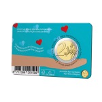 2022 2 Euro Ringraziamento per l assistenza sanitaria durante la pandemia di COVID FDC in coin card versione francese Belgio retro