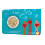 2022 2 Euro Ringraziamento per l assistenza sanitaria durante la pandemia di COVID FDC in coin card versione olandese Belgio fronte