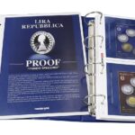 MASTER PHIL - Album DIVISIONALI REPUBBLICA ITALIANA LIRA PROOF con fogli e custodia - Blu