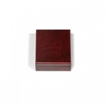 LEUCHTTURM - Astuccio VOLTERRA in legno a 1 casella rettangolare da 54x86 mm - Mogano - immagine 3