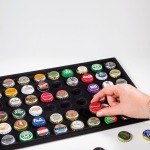 LEUCHTTURM - Bacheca FINESTRA per 60 capsule di champagne o tappi a corona - Nera - immagine 3