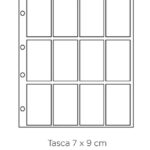 MASTER PHIL - Inserti trasparenti per CARD COLLECTION 12 a 12 tasche - 20 pz.