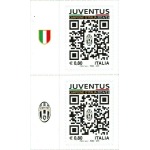 ITALIA - 2015 - Juventus campione d'Italia - 2 v. in coppia con 2 bandelle differenti