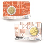 PAESI BASSI - 2022 - 2 € 35° del Programma Erasmus - BU in coin card - immagine 2