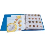 MARINI - Cartella a 4 anelli EURO 2002 senza custodia, vuota - Azzurra - immagine 4