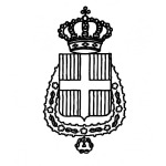 MARINI - Etichetta adesiva stemma Colonie Italiane - 1 pz.