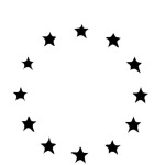 MARINI - Etichetta adesiva stemma Europa MUE - 1 pz.