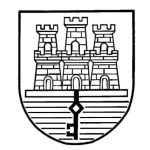 MARINI - Etichetta adesiva stemma Gibilterra - 1 pz.