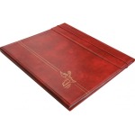 MARINI - Raccoglitore CIGNO con 20 tasche in polipropilene da 175x250 mm - Rosso
