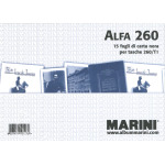MARINI - Separatori di tasca in cartoncino nero per Tasche ALFA 260/T1 - 15 pz.