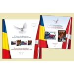 ROMANIA - 2022 - 90° delle relazioni diplomatiche tra SMOM e Romania - 1 foglietto BF non dentellato (E.C. di Romania con SMOM)