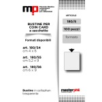 MASTER PHIL - Bustina a sacchetto CELLOPHANE da 60x90 mm - 100 pz.