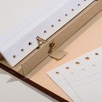 KABE - Cartella a 2 perni DELTA A con custodia - Qualsiasi colore - immagine 2