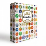 LEUCHTTURM - Cartella a 4 anelli GRANDE PER TAPPI A CORONA con fogli, senza custodia - Copertina in inglese