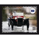 ITALIA - 2022 - 100° della Lancia Lambda - 1 v. con chiudilettera e codice a barre - immagine 2