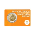 FRANCIA - 2022 - 2 € Olimpiadi di Parigi 2024 - FDC in coin card (set 5 colori) - immagine 4