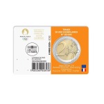 FRANCIA - 2022 - 2 € Olimpiadi di Parigi 2024 - FDC in coin card (set 5 colori) - immagine 5