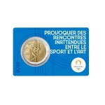 FRANCIA - 2022 - 2 € Olimpiadi di Parigi 2024 - FDC in coin card (set 5 colori) - immagine 6