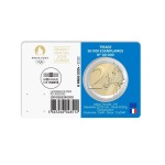 FRANCIA - 2022 - 2 € Olimpiadi di Parigi 2024 - FDC in coin card (set 5 colori) - immagine 7