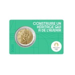 FRANCIA - 2022 - 2 € Olimpiadi di Parigi 2024 - FDC in coin card (set 5 colori) - immagine 10