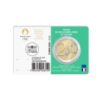 FRANCIA - 2022 - 2 € Olimpiadi di Parigi 2024 - FDC in coin card (set 5 colori) - immagine 11