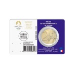 FRANCIA - 2022 - 2 € Olimpiadi di Parigi 2024 - FDC in coin card (set 5 colori) - immagine 3