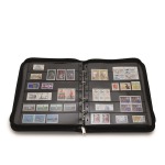 LEUCHTTURM - Cartella a 4 anelli in pelle OPTIMA KURT, vuota - Nera - immagine 5