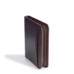 LEUCHTTURM - Cartella a 4 anelli in pelle OPTIMA KURT, vuota - Marrone
