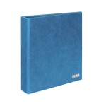 LINDNER - Classificatore / Album per francobolli con assemblaggio a 2 viti e 10 fogli neri snodati a 6 strisce trasparenti - Blu - immagine 2