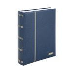 LINDNER - Classificatore ELEGANT A4 a 32 fogli bianchi snodati - Blu - immagine 2