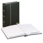 LINDNER - Classificatore ELEGANT A4 a 32 fogli bianchi snodati - Nero