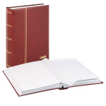 LINDNER - Classificatore ELEGANT A4 a 32 fogli bianchi snodati - Rosso