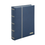 LINDNER - Classificatore ELEGANT A4 a 32 fogli neri snodati - Blu - immagine 2