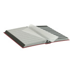 LINDNER - Classificatore ELEGANT A4 a 32 fogli neri snodati - Rosso - immagine 3