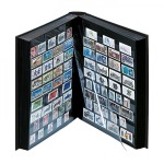 LINDNER - Classificatore ELEGANT PELLE A4 a 30 fogli neri snodati - Nero - immagine 2