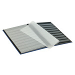 LINDNER - Classificatore LOTOS A4 a 8 fogli neri - Blu - immagine 3