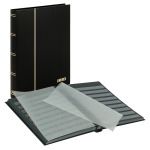 LINDNER - Classificatore STANDARD A4 a 16 fogli neri - Nero