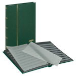 LINDNER - Classificatore STANDARD A4 a 16 fogli neri - Verde