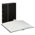 LINDNER - Classificatore STANDARD A4 a 24 fogli bianchi - Nero