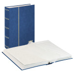 LINDNER - Classificatore STANDARD A4 a 32 fogli bianchi - Blu